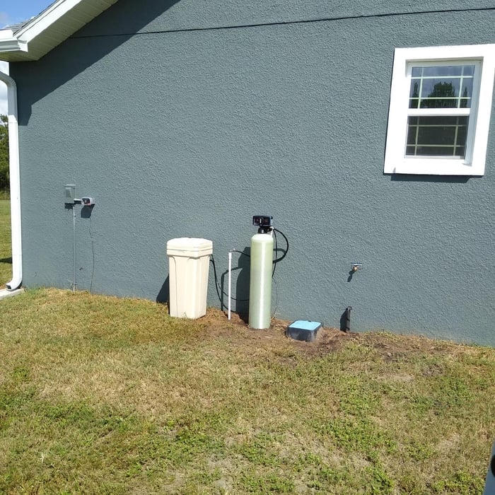 2 Piece Water Softener Installation