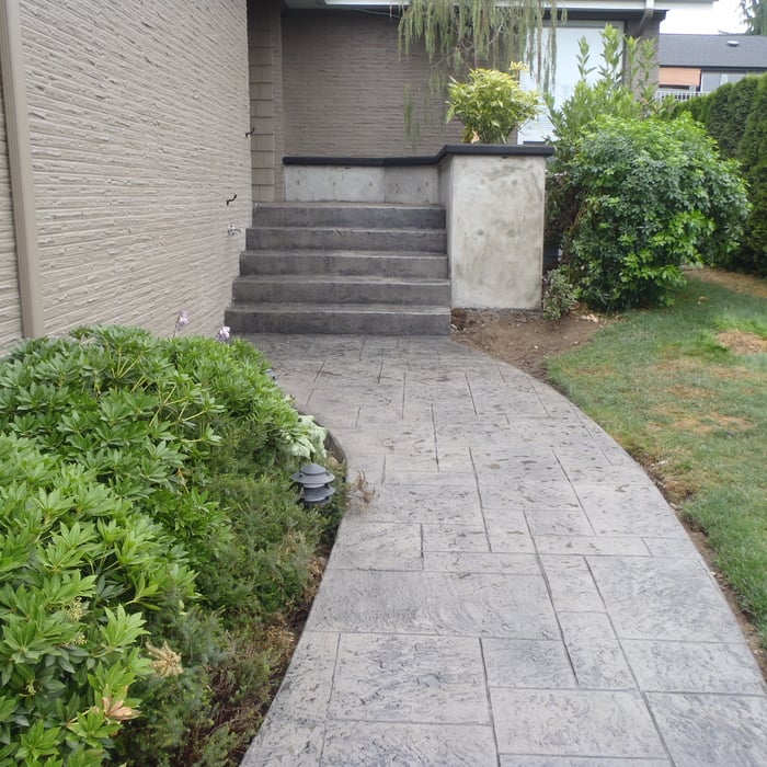 New front porch, steps and walkway in Sandpoint Country Club, Seattle