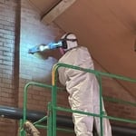 Dry Ice Blasting Brick Wall