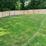 6’ cedar stockade fence