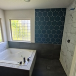 Shower and tub