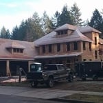 Framing a large family residence