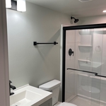 Basement bathroom