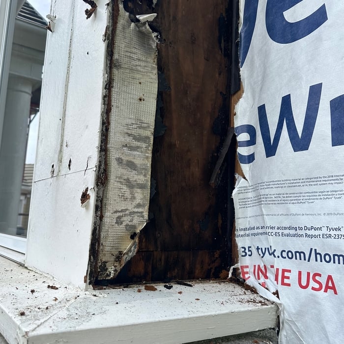 Rot Repair before installation