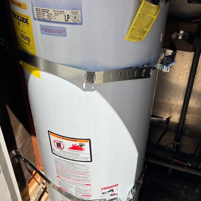 Water heater installation