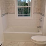Beautiful tile bathroom install.