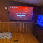 Tv and mount we installed