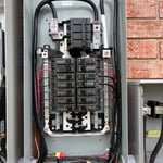 Transfer switch generator install