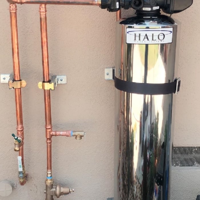 HALO 5 whole house water filtration system.
