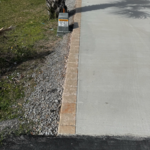 Concrete Driveway with Boarder