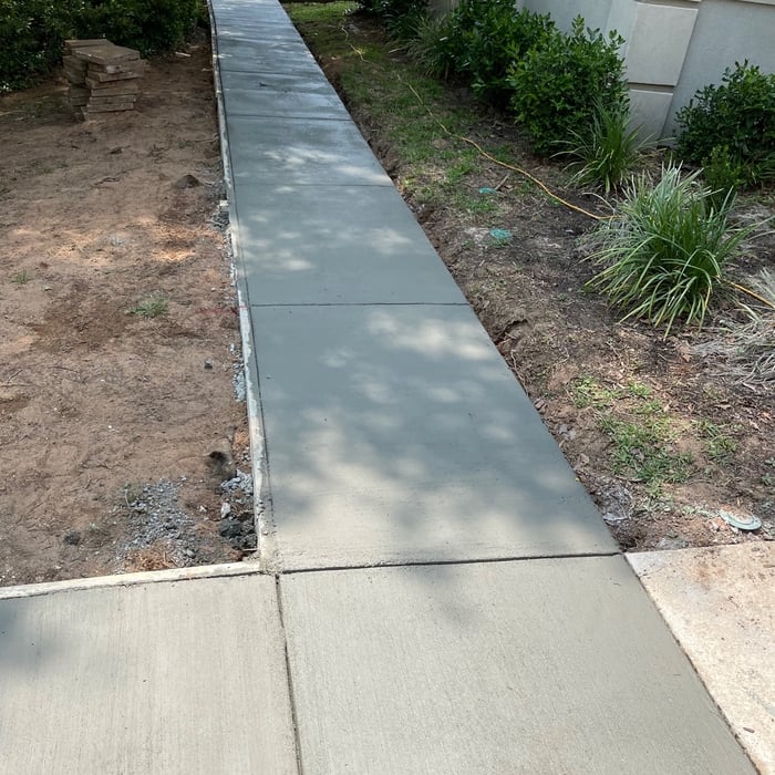 Concrete Sidewalk and Steps