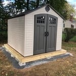 Resin Shed with platform