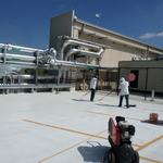 Industrial parking garage traffic coatings