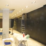 Interior Galleria store painting