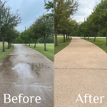 This driveway needed some help! That's why Save the Driveway swooped in!