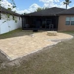 Backyard Patio & Fire Pit