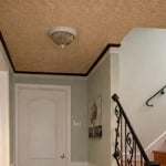 Closer view of ceiling