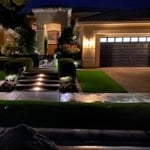 Desert Front Yard lighting