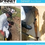 Our team at Bonney helped restore flow at this Sacramento home by performing a sewer spot repair on the main line for our customer. This involved locating the problem area, digging the trench, snaking the line to clear the drain, repairing a section of the sewer pipe, and then backfilling the space to restore back to the original landscape.