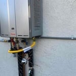 Completed Install of Rinnai RU199e Tankless Water heater