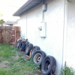 Before Picture showing the area where our customer in Citrus Heights wanted us to install the new water heater