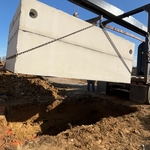 Septic system install