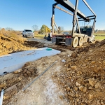 Septic system install