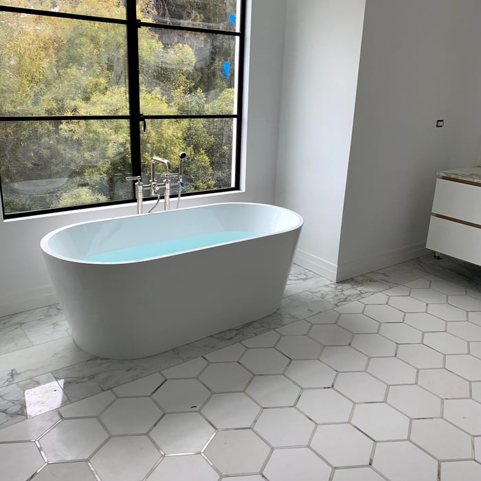 Bathroom floor Tile