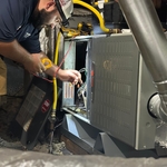 HVAC furnace install