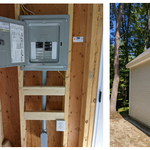 New detached garage power project