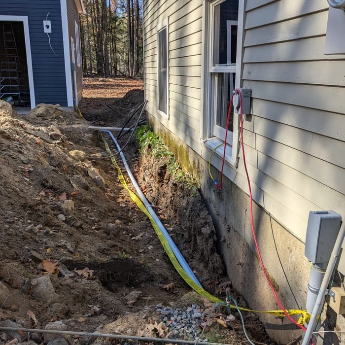 New Power to detached garage