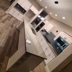 Kitchen and bathroom