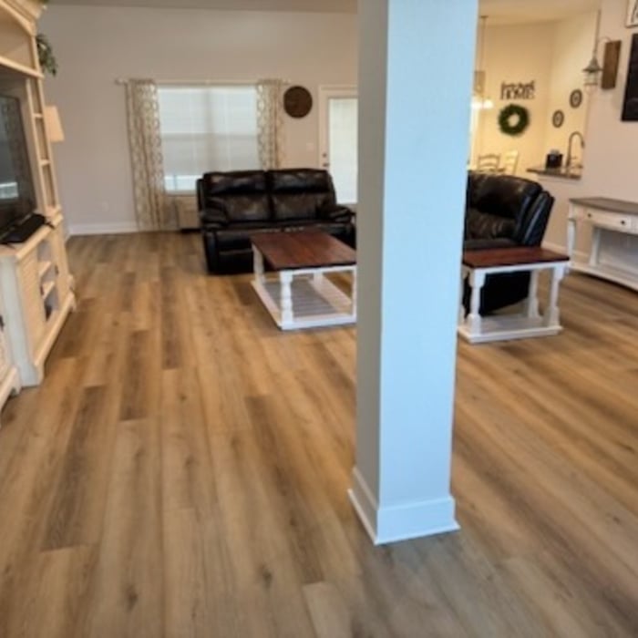 Ceramic removal with trim and LVP installation