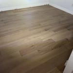 Hardwood floor installation