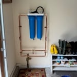 Carbon and Polyphosphate Filters to reduce chlorine & hardness.