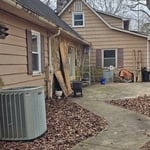 Gutter work & Landscaping.