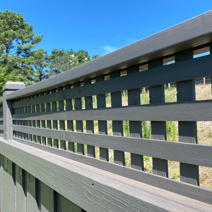6’ tall capped and dog ear type B privacy fences by Summit Fence