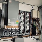main service panel upgrade multi meters