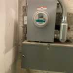 New service entrance enclosure and new meter enclosure.