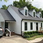 Hardie Lap and Board & Batten in Arctic White