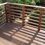Horizontal railing