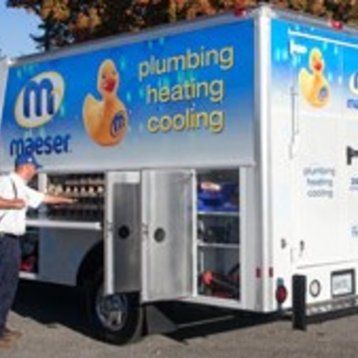 Tech by Maeser truck
