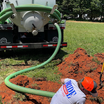 We pump septic tanks.