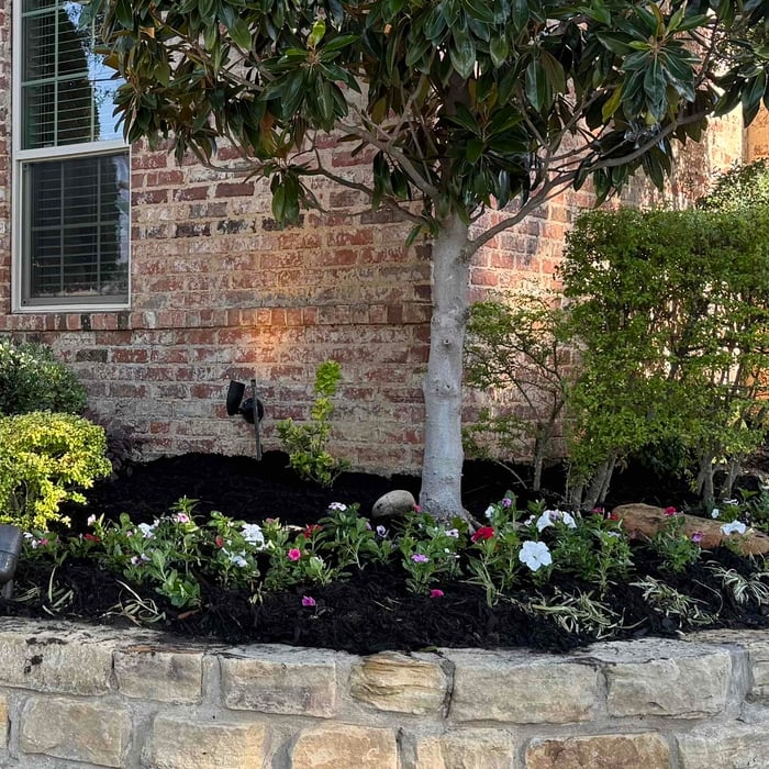 New Flowers and Mulch