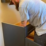 Bathroom sink installation