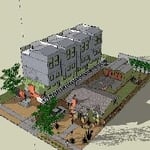 4 townhouses + house