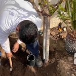 Under house drainage system installation