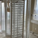 Primer applied and shutters taken off.