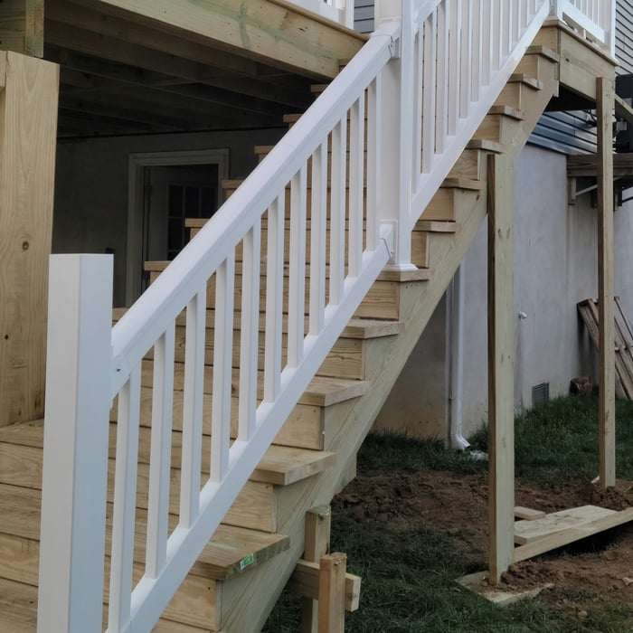 Deck in process