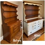 Redoing dinning room dressers